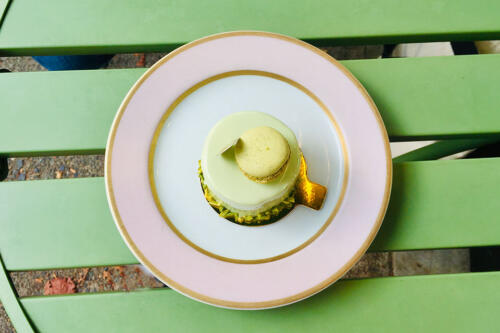 Ladurée - macaron pistachio pastry