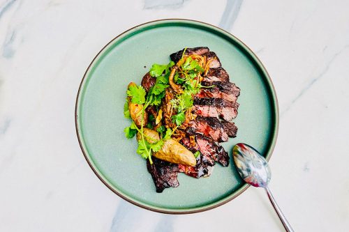 Kingfisher - snake river farms wagyu skirt steak