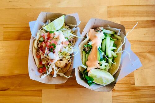 Karina's Ceviches and More - assorted tacos