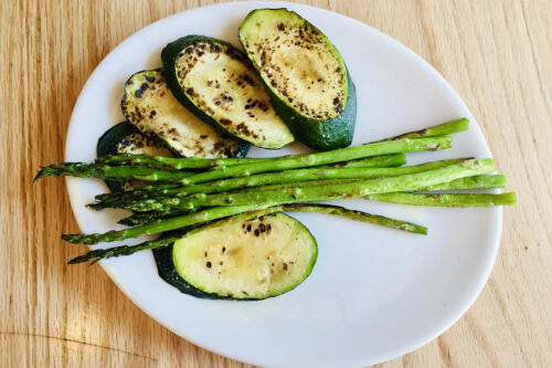 Obicà Mozzarella Bar - zucchini and asparagus