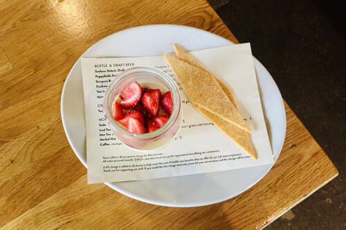 Bestia - crème fraîche panna cotta