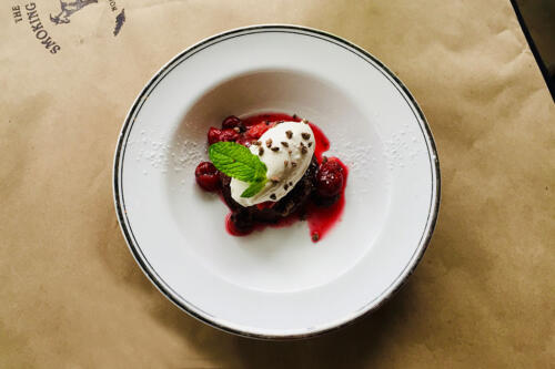 The Smoking Goat - flourless chocolate cake